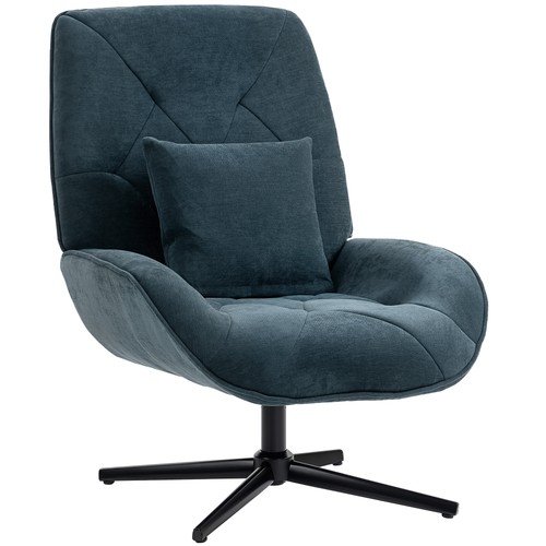 Homcom swivel accent chair - accent,