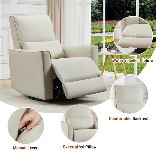 360 swivel rocking recliner - 360°,
