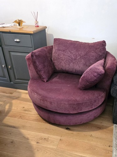 Swivel armchair cuddle chair - swivel,