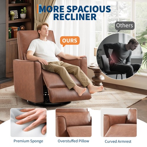 360 swivel rocking recliner - 360°,