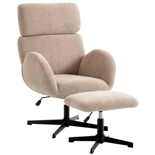 Homcom swivel armchair - armchair, with