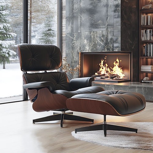 Large eams chaise lounge - eams,