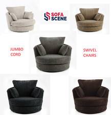 Jumbo Cord Sofa Swivel Cuddle