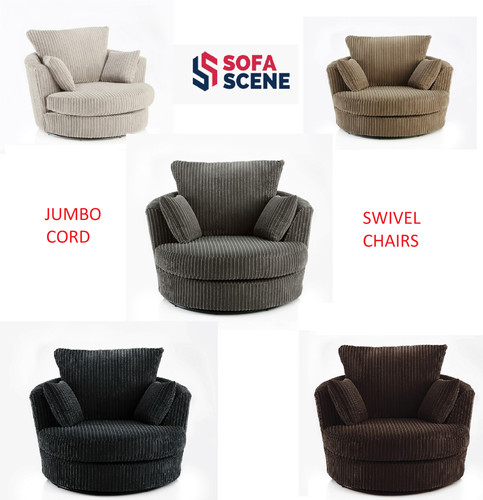 Jumbo cord sofa swivel - sofa,