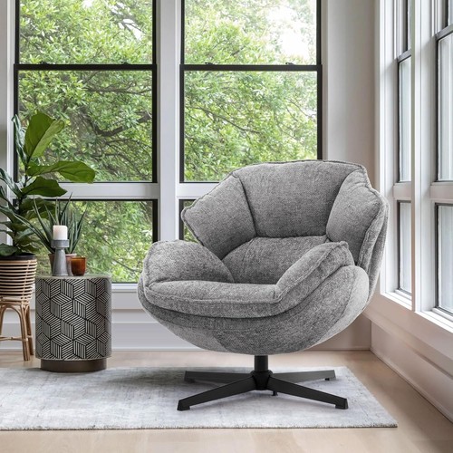 Swivel accent chair for living - chair,